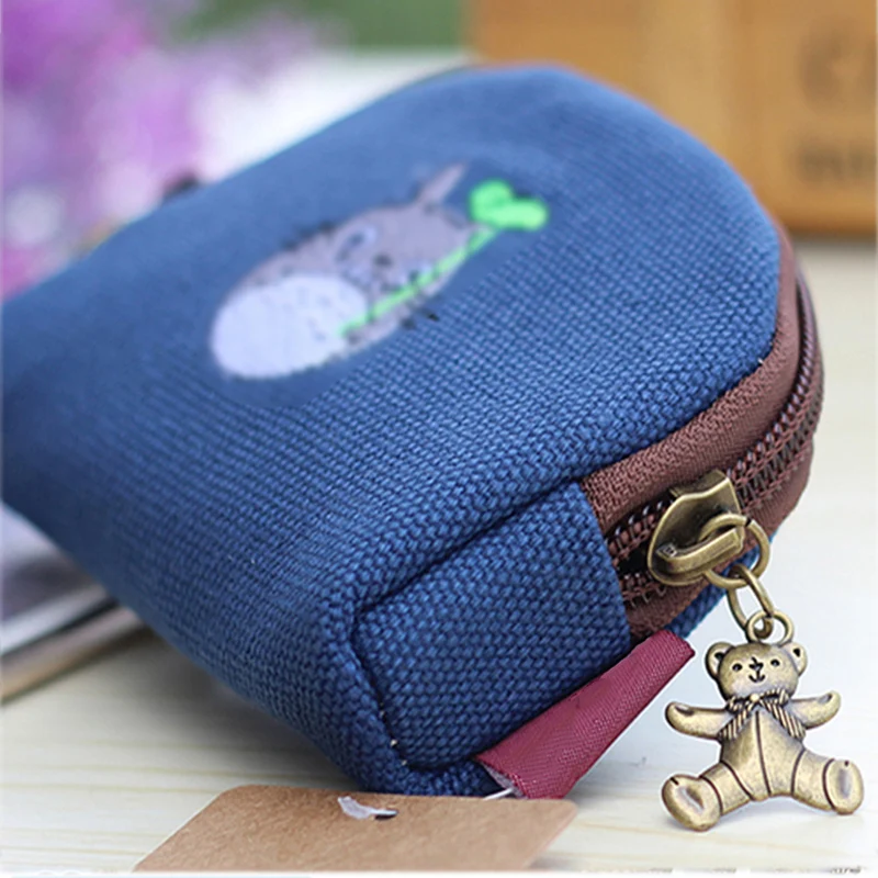 Досуг простой кошелек для монет Мини холщовый Портативный мешок на молнии | Багаж