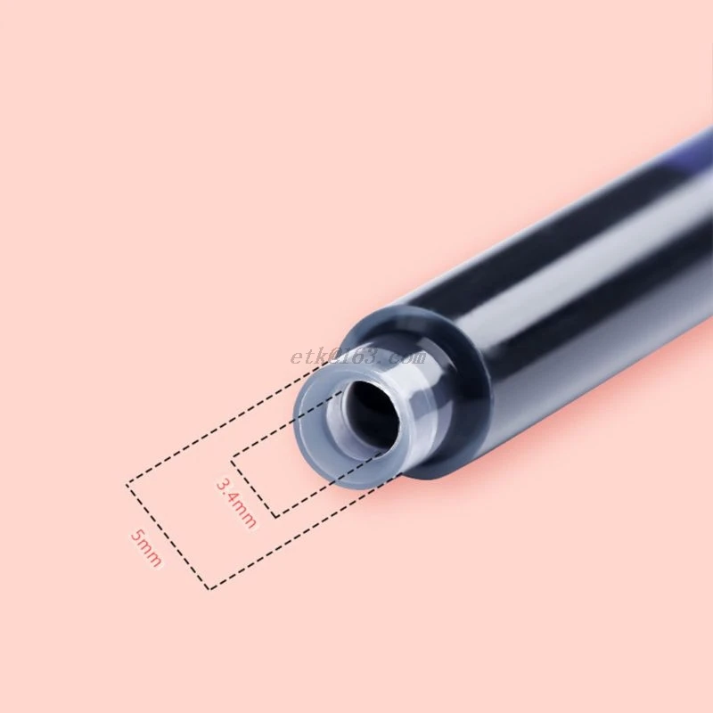 Чернильные картриджи для перьевой ручки 50 шт. Заправка чернилами канцелярские