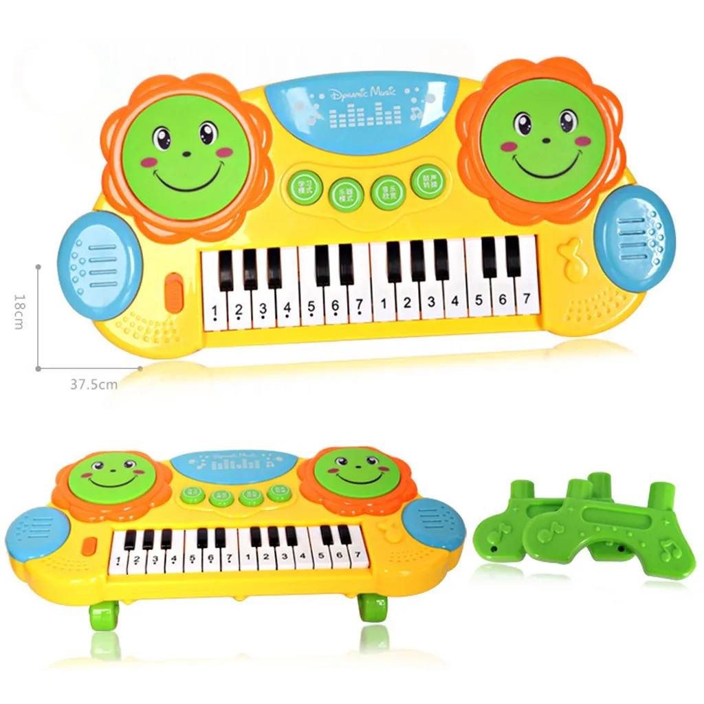 37-клавишная электронная органная цифровая фортепианная клавиатура с микрофоном