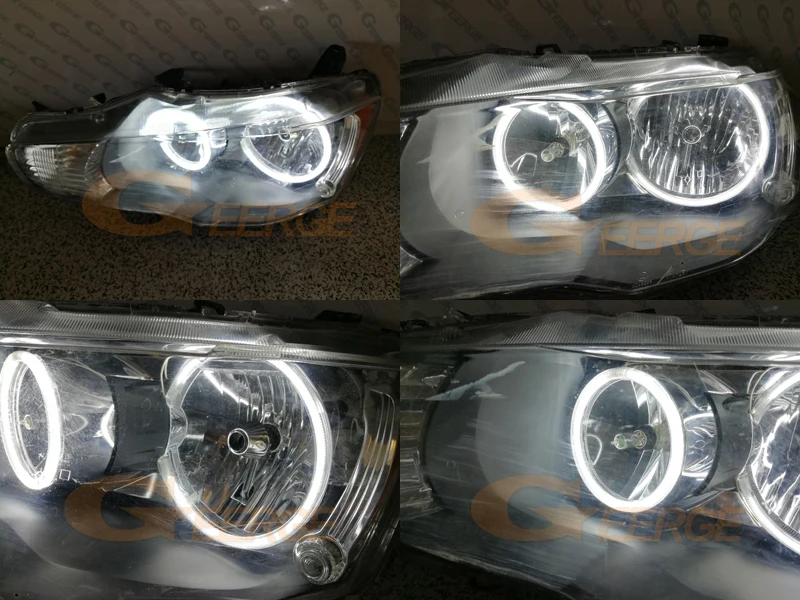 Отличные ультра яркие CCFL ангельские глазки Halo кольца комплект для Mitsubishi Outlander II