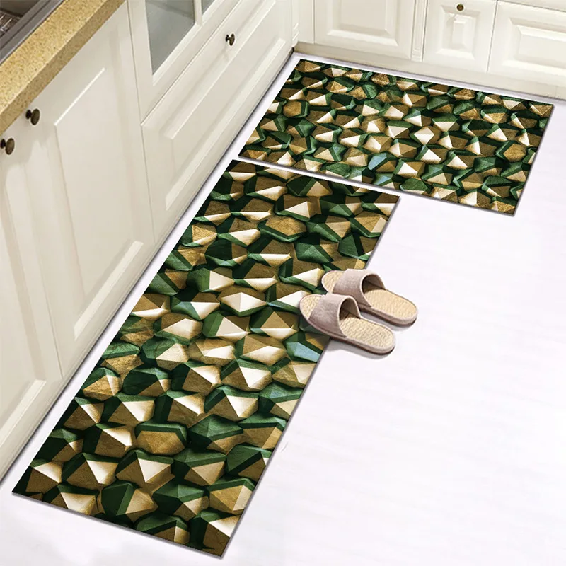 Длинный набор кухонных ковриков Противоскользящие коврики для гостиной спальни