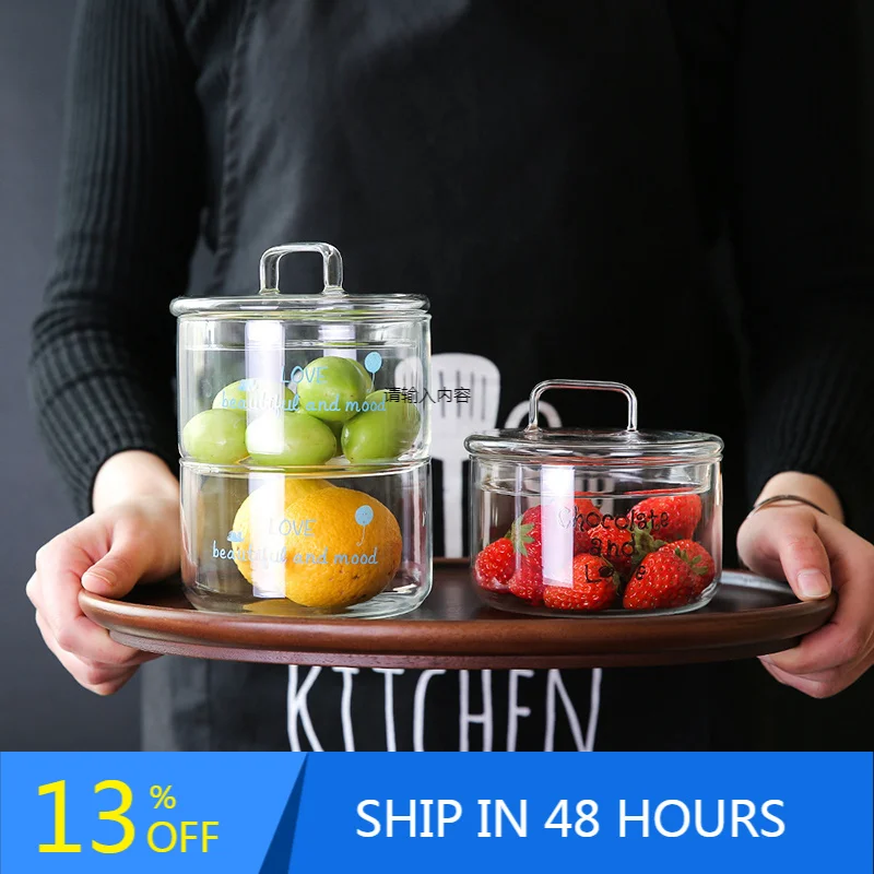 INS скандинавские креативные штабелируемые стеклянные чаши Фламинго конфетные