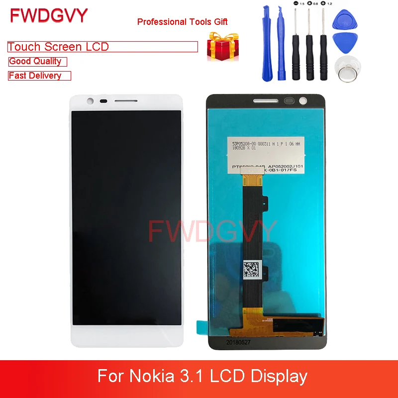 

For Nokia 3.1 LCD Display Touch Screen Digitizer Assembly Full Set Replacement Repair Parts