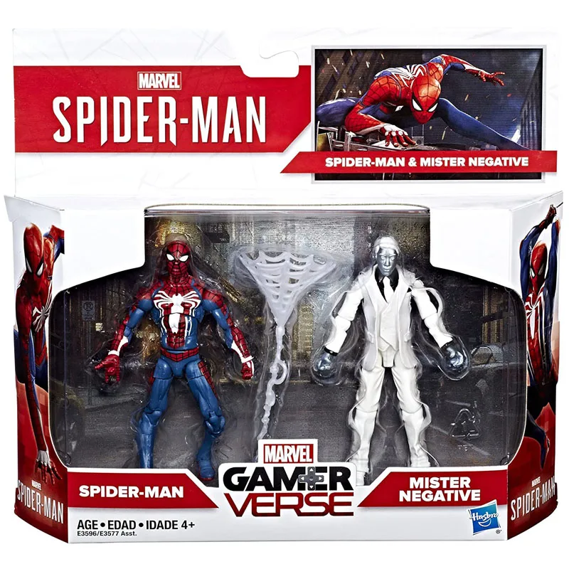 

Hasbro Marvel Legends Series Spider-Man Mister Negative Collection Anime Action Figures Model Birthday Gift Adult Toys for Boys