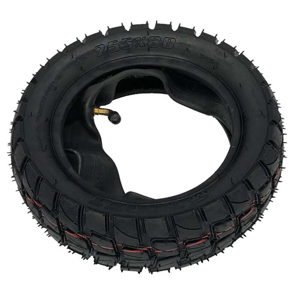 

1 Set 10 Inch Electric Scooter Tire Rubber Replacement With Inner Tube And Tire 255x80 TVT Tire High Durance