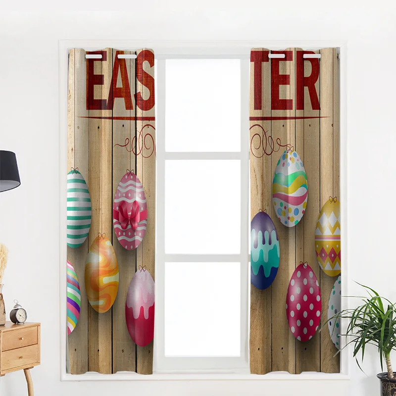 Пасхальные яйца весенние деревянные украшения для дома занавески s бытовые