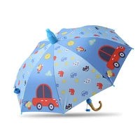 children umbrella cartoon car umbrella vinyl sunscreen uv protection student umbrella eight bone semi automatic kid umbrella