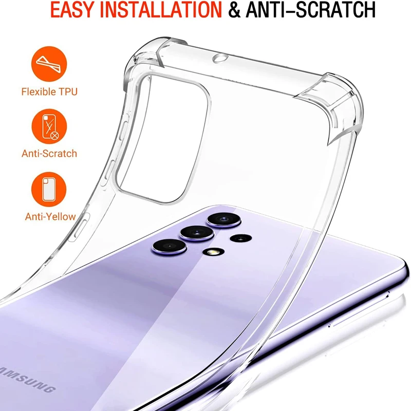 Противоударный чехол с подушкой безопасности для Samsung Galaxy A11 A21 A23 A31 A41 A51 A71 5G M21 M31 M32