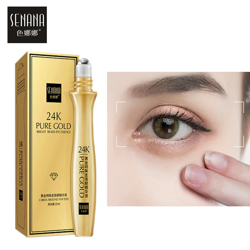 

SENANA Whitening Bright Eyes Roll-on Serum Remove Puffiness Dark Circles Eye Fine Lines Anti-Aging Moisturizing Firming Eye Care