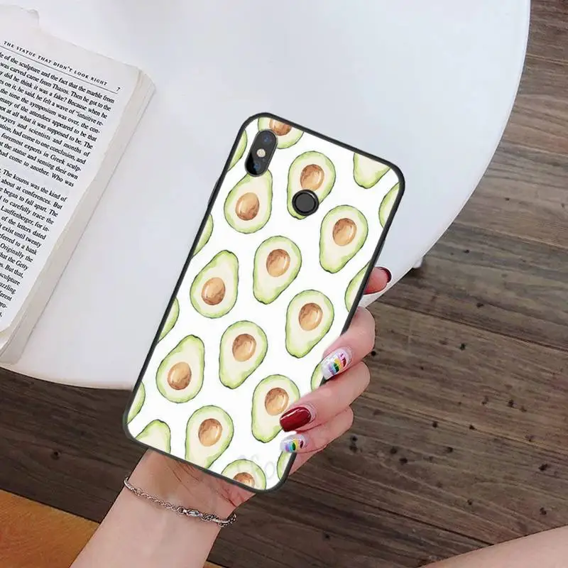 

Avocado aesthetic Green Fruit Phone Case For Xiaomi Redmi 7 9t a3 9se k20 mi8 max3 lite 9 note 8 9s 10 pro