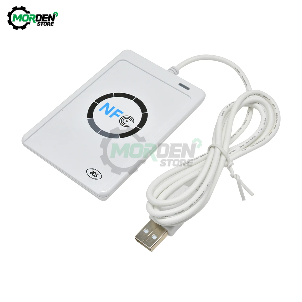 Leitor de Cartão Rfid Nfc Usb Acr122u sem Contato Inteligente Leitor e Gravador de Cartão ic Duplicador 13.56mhz Sdk Usb Ccid Peças e acessórios p/ instrumentos