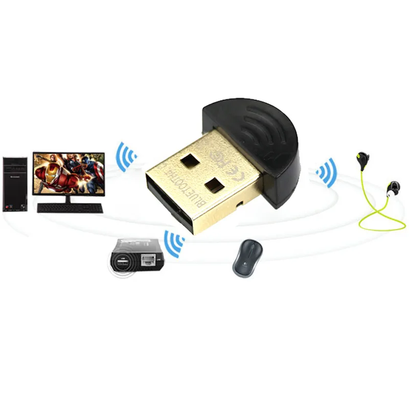 Wireless USB Bluetooth Adapter 4.0 Dongle Music Sound Receiver Adaptador Transmitter For Computer PC Laptop | Электроника