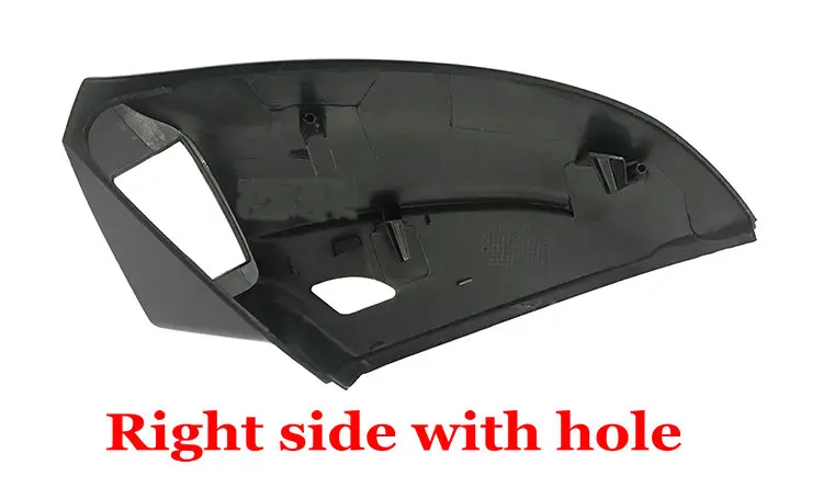 right with hole Боковое крыло зеркало Нижний держатель для Volkswagen Golf MK7 GTI 7 MK7.5 R замена левый и правый - Цвет: right with hole