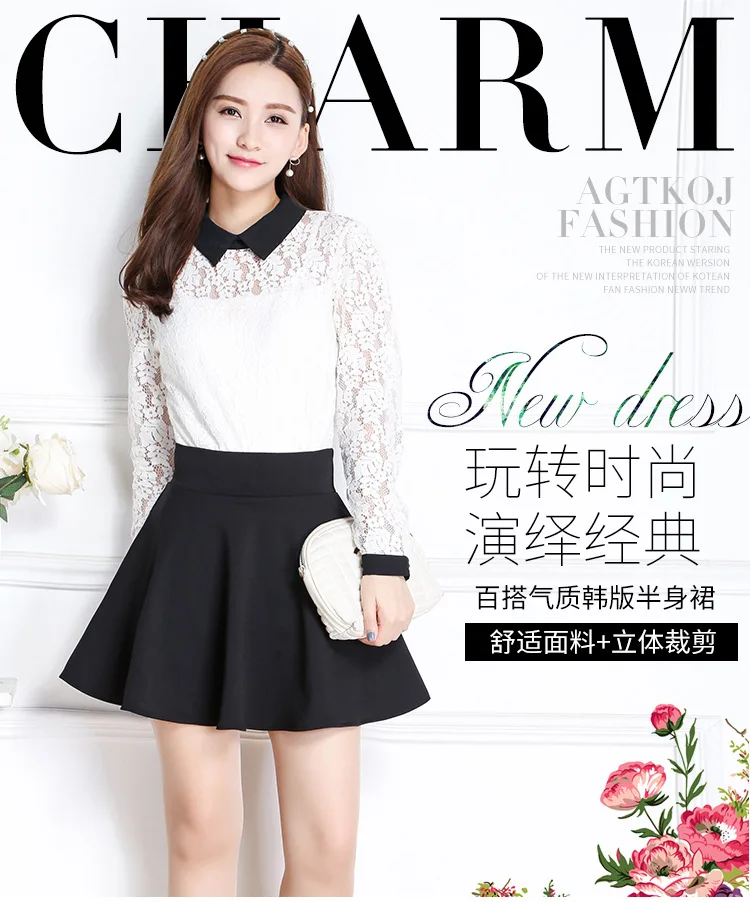 

Summer Trendy Pleated Skirt Mini Skirt Sexy Skirt for Girl Lady Korean Short Skater Women Clothing Bottoms Red Black Skirt