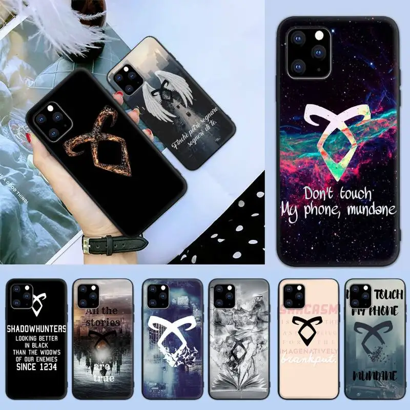 

Shadowhunter Phone Case For iPhone 6 7 8 Plus 11 12 ProMax X XR XS SE Max Back Cover