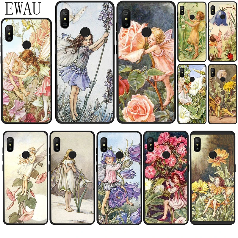 Силиконовый чехол для телефона EWAU flower Fairy Cicely Mary Xiaomi Redmi Note 4 4X 5 6 7 8 Pro 5A Prime