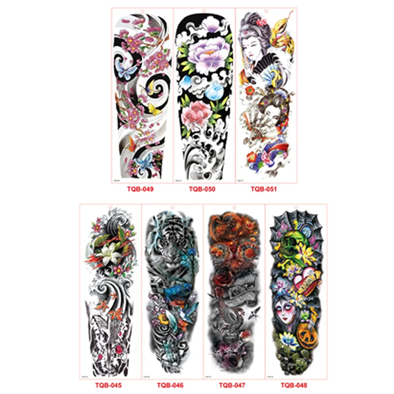 Черные временные тату-наклейки для мужчин армейский воин солдат полностью