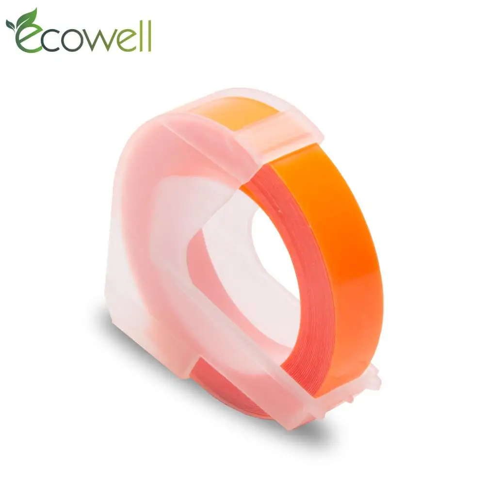 Ecowell совместимый с Dymo 1610 1880 20008 154000 ручной этикеточный принтер для 3D тиснения