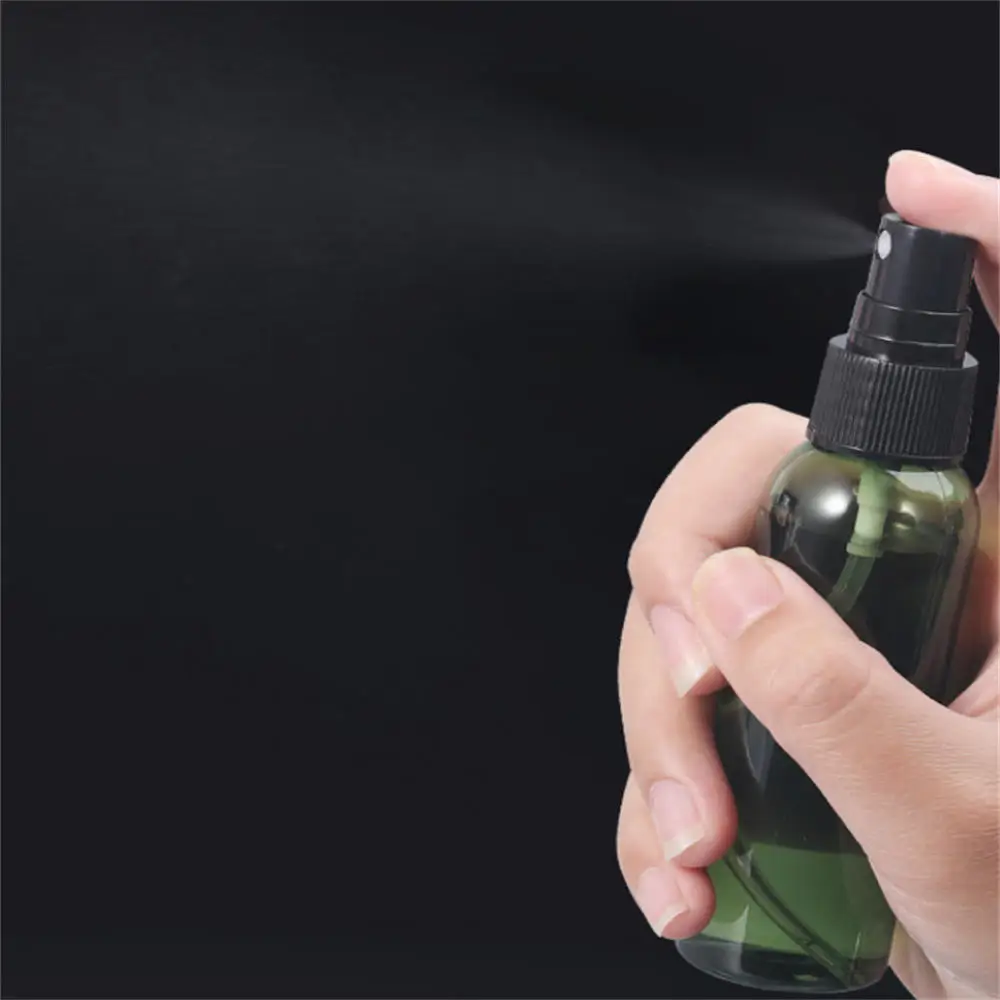 

1 Pcs 60ml Pet Round Shoulder Spray Bottle Portable Travel Perfume Bottle Cosmetic Sub-bottle With Aluminum Anodized Spray Pump