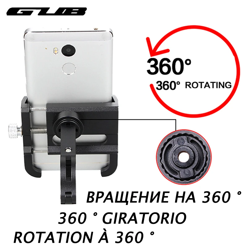 gub aluminum bike phone holder bicycle phone mount fahrrad handyhalterung soporte movil bici cycle mobile holder free global shipping