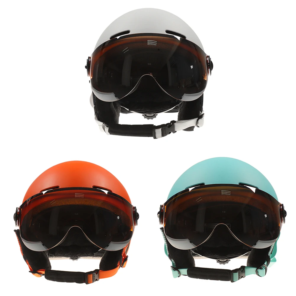 

Ski Helmet Integrally-Molded PC+EPS Colorful Skiing Helmet Outdoor Sports Snowboard Skateboard Helmet With Goggles Hot Sale D20