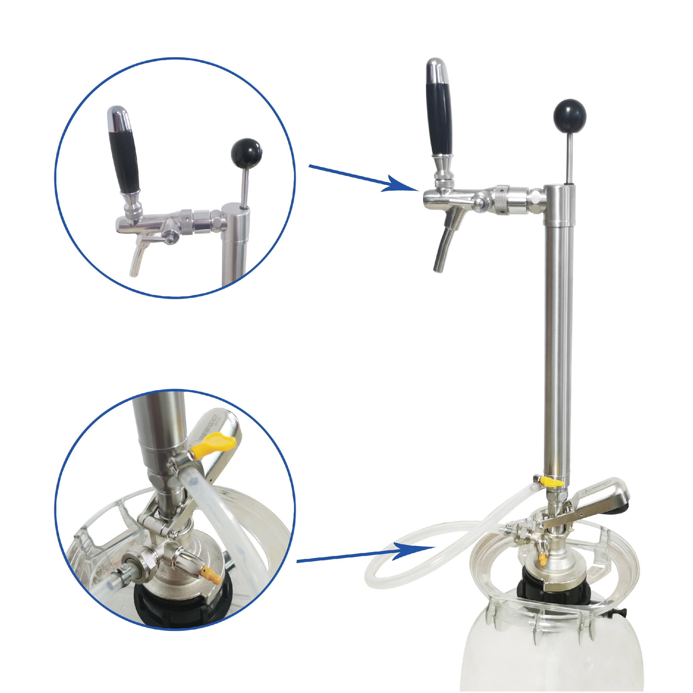TWELVETAP розлив пива вечерние туфли лодочки 5 / 8 нить ручного насоса вина бьется