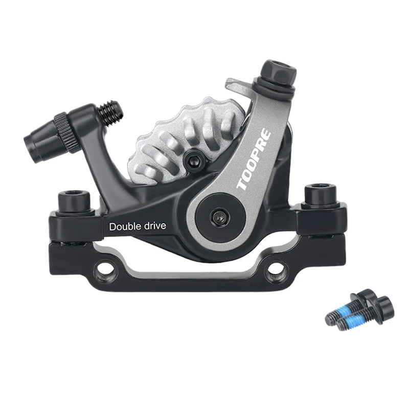 

​TOOPRE Dual Piston Bike Disc Brake Calipers Disc Brake Pads Front Rear Bicycle for Outdoor Cycle Biking Accessories