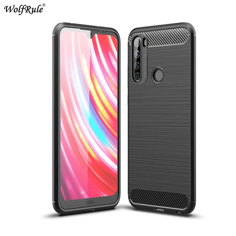 

Для Xiaomi Redmi Note 8T чехол Бампер Мягкий углеродное волокно защитный чехол для Xiaomi Redmi Note 8T чехол для телефона Redmi Note 8T 6,3''