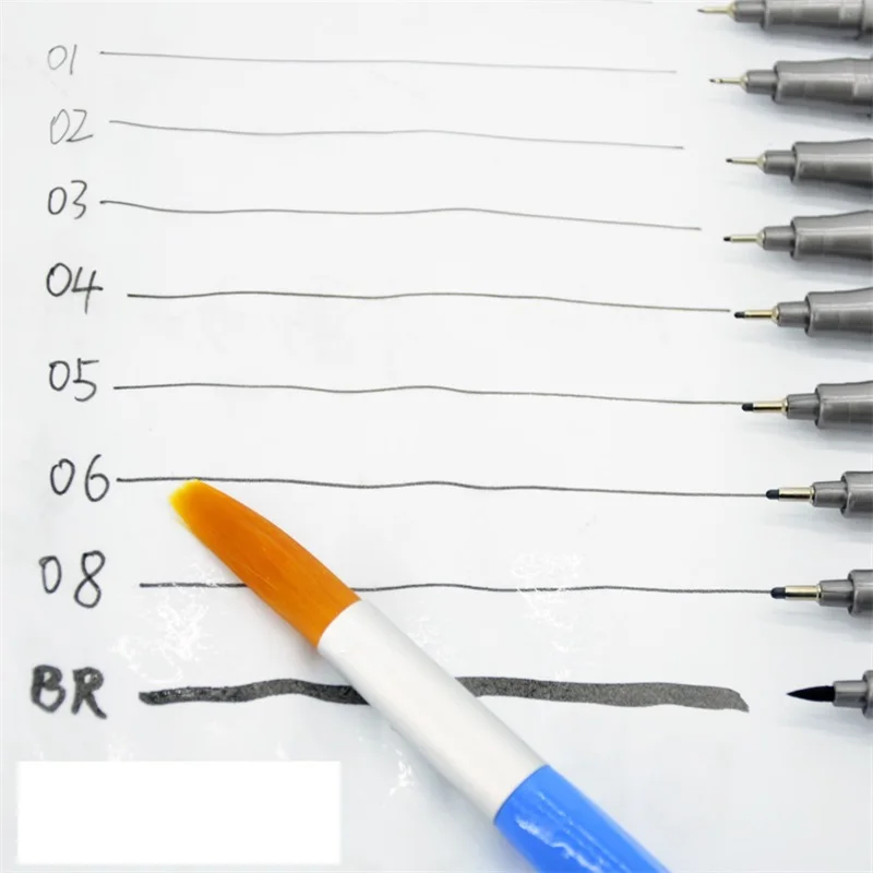 Водостойкая ручка маркер на водной основе для рисования комиксов школьные и