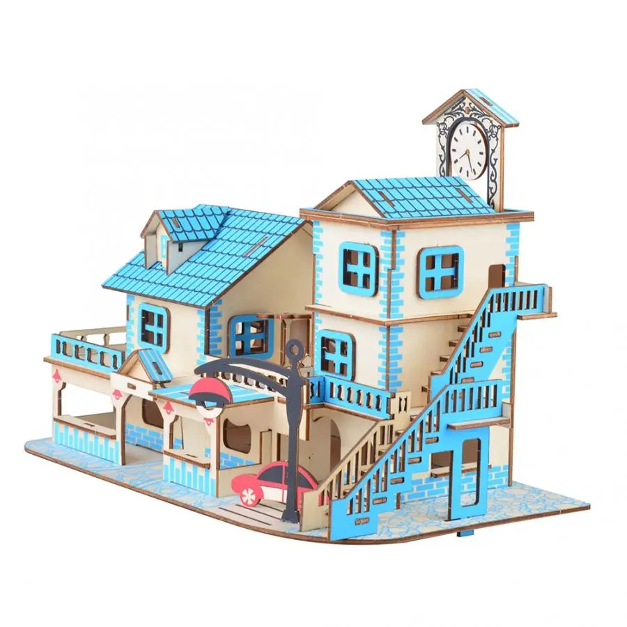 Детский Кукольный домик ручной работы садовая мебель миниатюрная модель домика