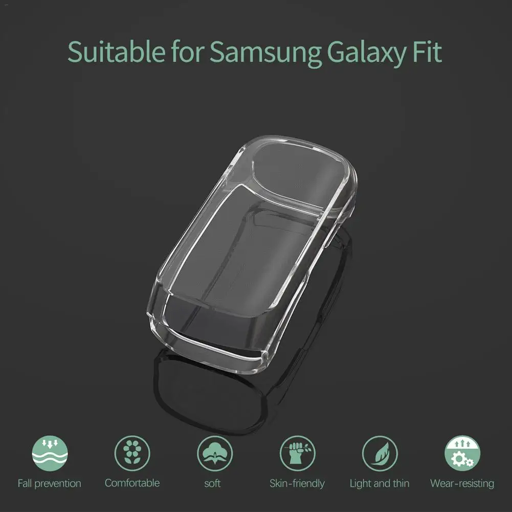 360 ТПУ защитный чехол для samsung Galaxy Fit SM-R370 умный Браслет защитный чехол
