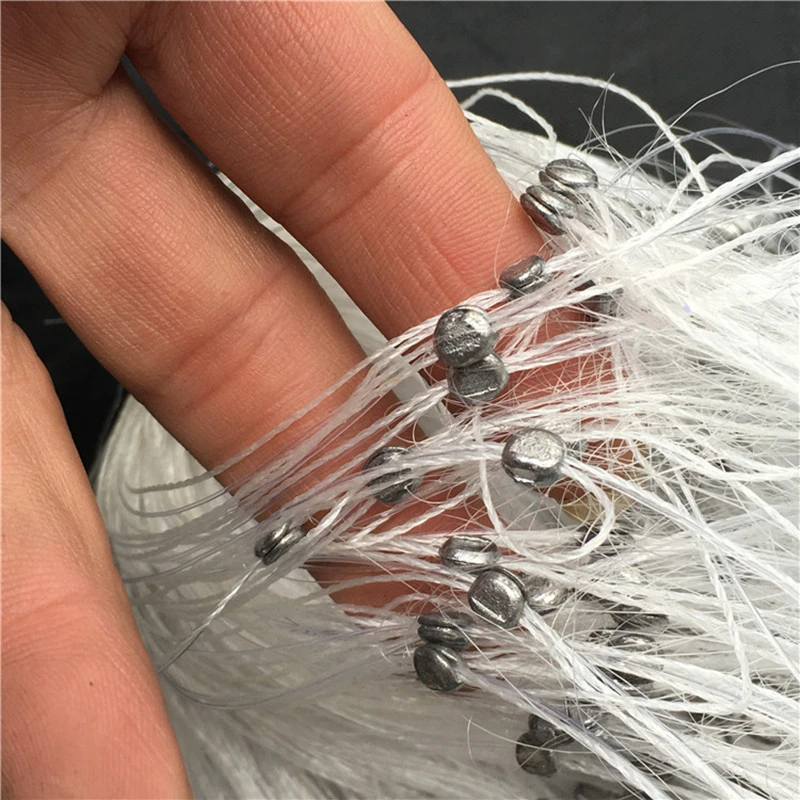 

3 Layers Fishing Net Fish Gill Net with Floats 35M/50M Length 1M/1.3M Depth Sticky Net Sinking Fishing Trap Network Fishing Gear