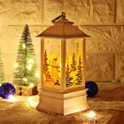 1 шт. Санта Клаус Снеговик фонарь светильник ственский Декор рождественские подарки 2021 новый год 2022