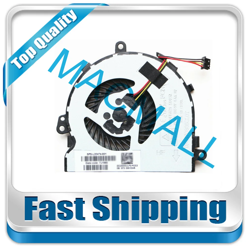 New For HP 15-DA 15-DR 15-DX 15-DB 15Q-DX 15T-DS 250 G7 255 G7 256 G7 TPN-C129 TPN-C130 15-DAXXX 15-DBXXX 15-DR CPU Cooling Fan