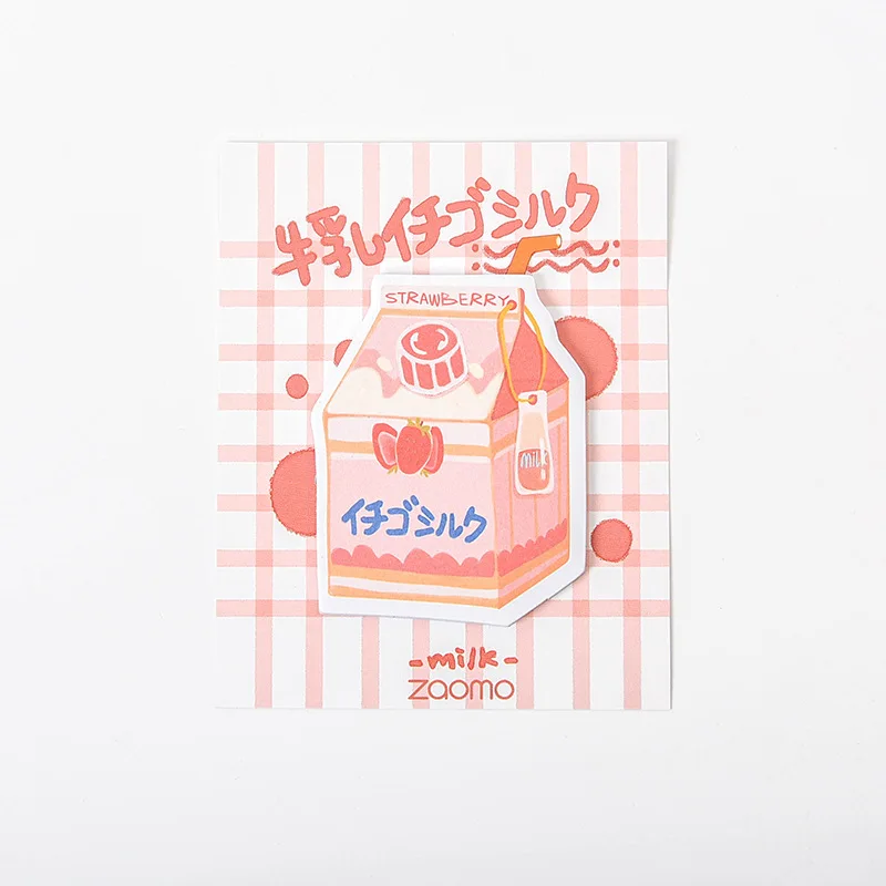 

20 sets/lot Memo Pads Sticky Notes Banana milk diary Scrapbooking Stickers Office School stationery Notepad