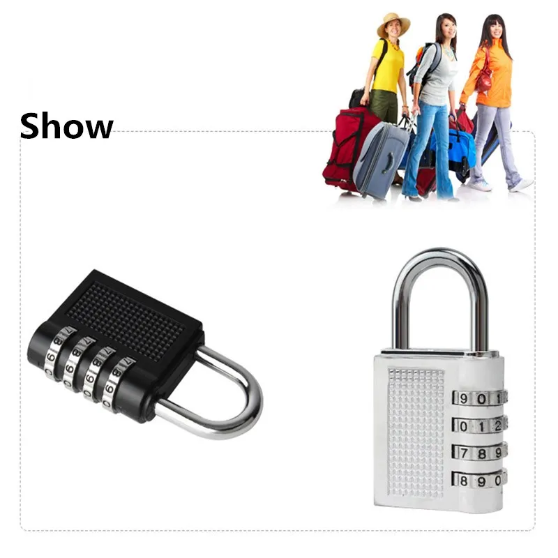 Сверхмощный 4-циферблатный замок с кодовым замком погодозащищенный защитный