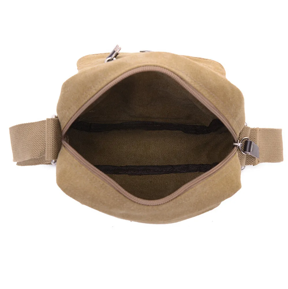 Сумка через плечо индивидуальная многофункциональная мужская сумка холщовая