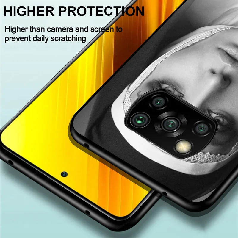 

Sister Nun For Xiaomi Poco C3 M3 M2 X3 NFC X2 F3 F2 Pro F1 Mi Play Mix 3 A2 Lite A1 6 5 Pro Phone Case