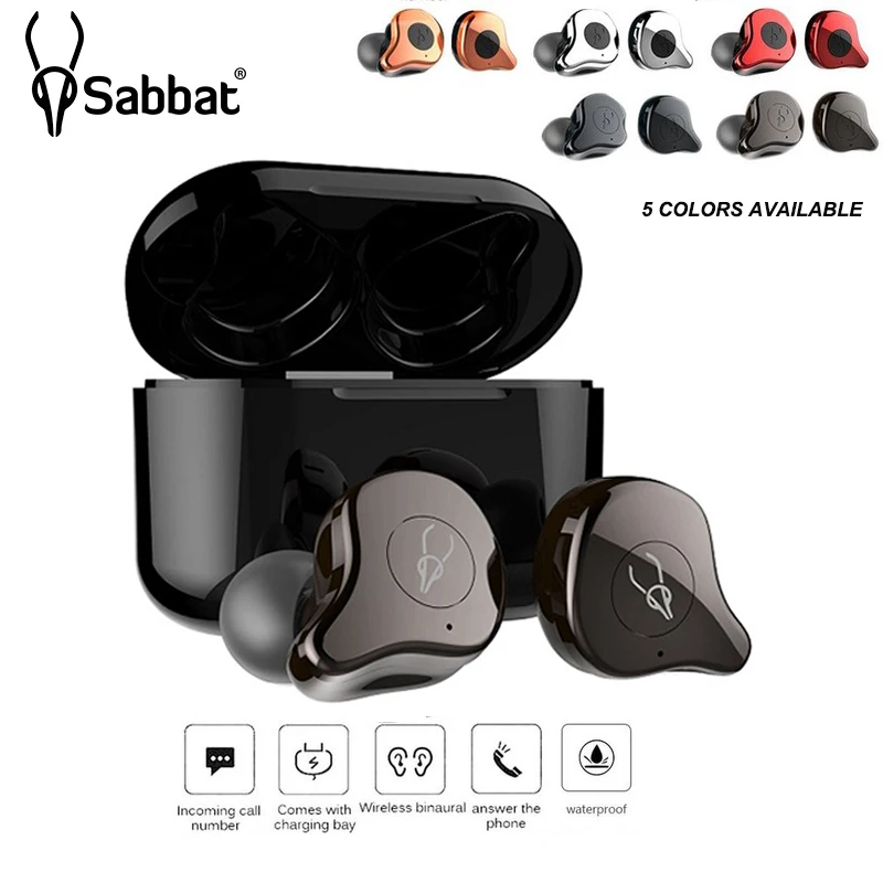 Sabbat E12 TWS мини беспроводные Bluetooth 5 0 наушники гарнитура бинауральные стерео