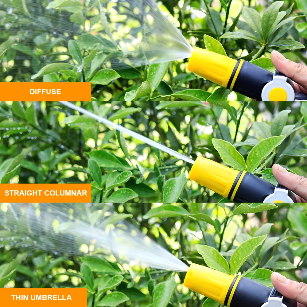 

Abeden Mini Portable Garden Pipe Hose Reel Cart With Water Spray Gun Set Watering Flowers/Car Washing Cleaning/Showering Pets
