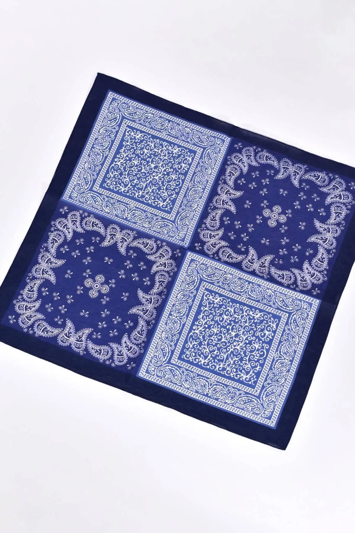 

Women's Navy Blue White Pattern Scarf F202 - E1 ADX-0000021856