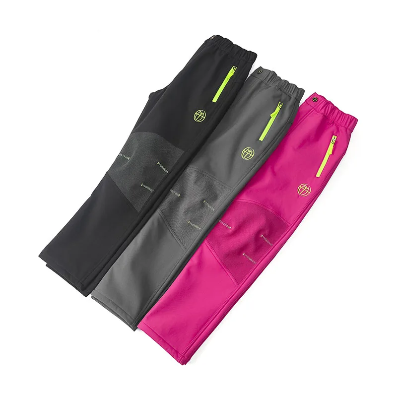 Детские уличные штаны флисовые брюки Осень зима 2020 теплые зимние