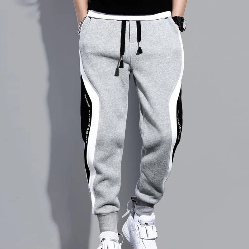 

2020 summer trousers men's casual sports pants loose mouth and feet, plus size casual slim-fit trousers