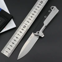 8cr13mov folding blade edc pocket knife tactical hunting military knives survival ball bearing knifes outdoor camping tool 3865