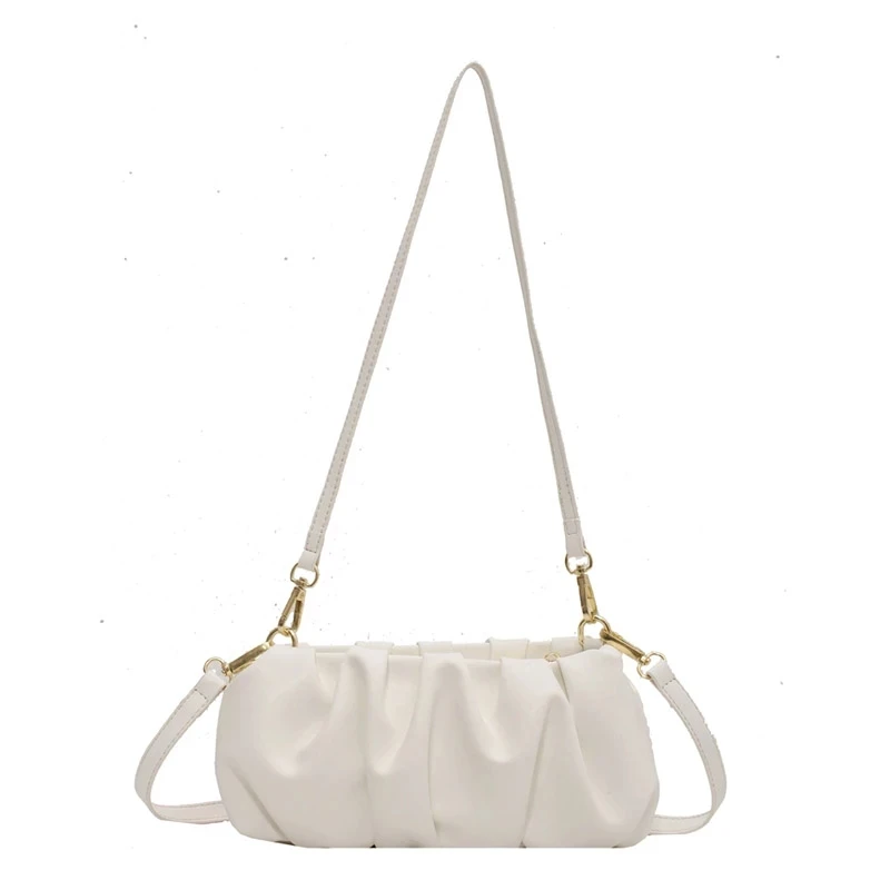 

Small Soft Underarm Bag Leather Crossbody Bag For Women 2021 Trends Designer Lady Branded Shoulder Purses and Handbags