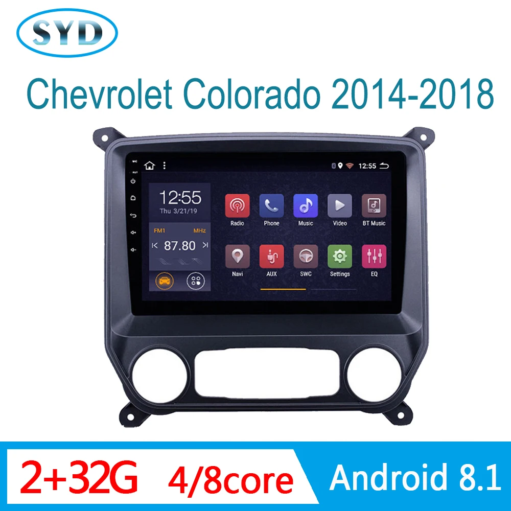 Авто радио RAM 2G для Chevrolet Colorado 2014-2018 автомобильный аудио стерео GPS навигация
