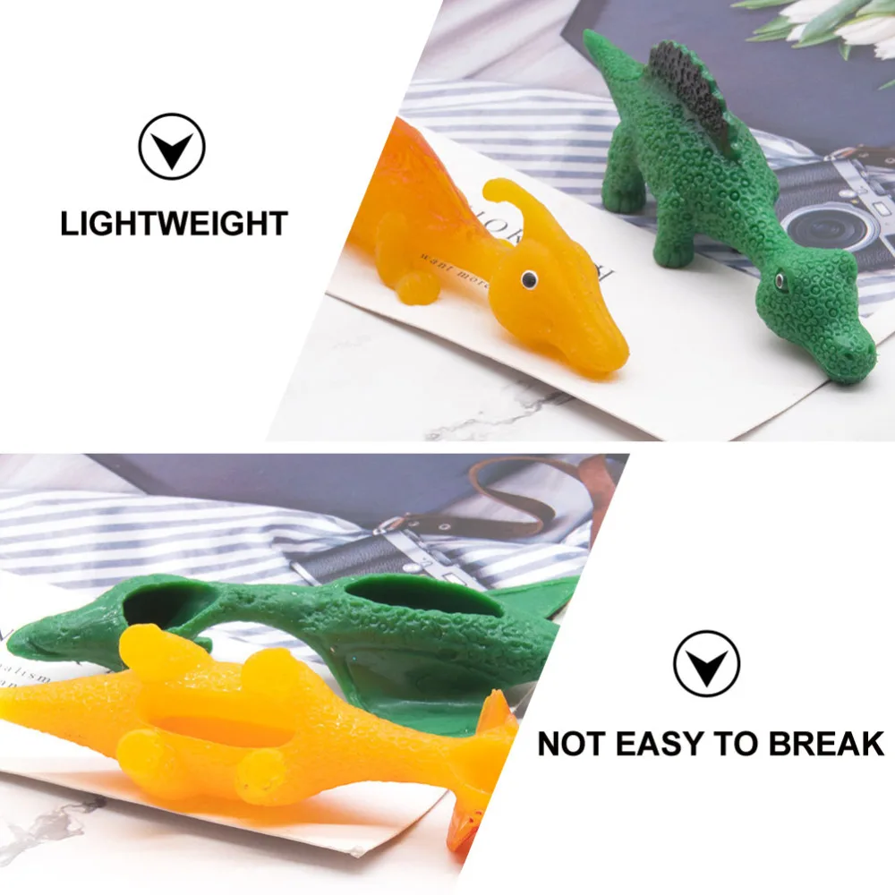 

6pcs Slingshot Playthings Stretchable Slingshot Toys Flying Slingshot