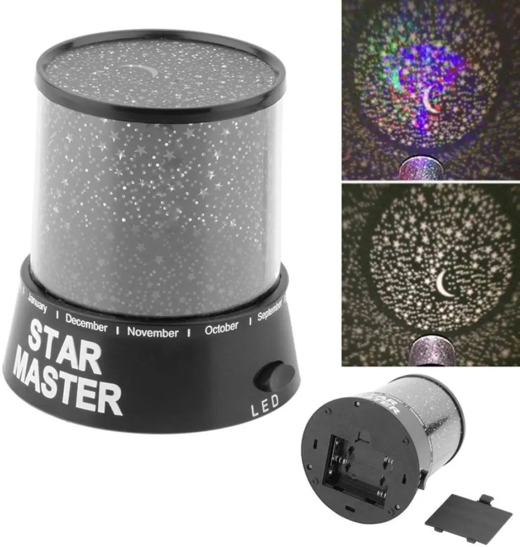

LED Star Projector Lamp RGB Festival Decoration Night Light Romantic Atmosphere Lights Novelty Colorful for Party Decoration
