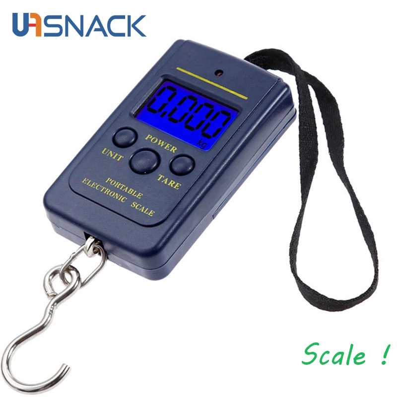 

Портативные цифровые весы с крючком, электронные мини-весы для рыбалки, багажа, весы для бижутерии, весы 40 кг X 10 г