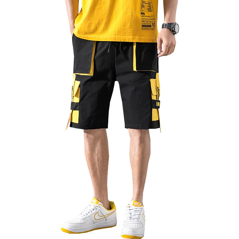 Осень 2020 мужские хлопковые модные брюки карго в стиле Харадзюку сафари со